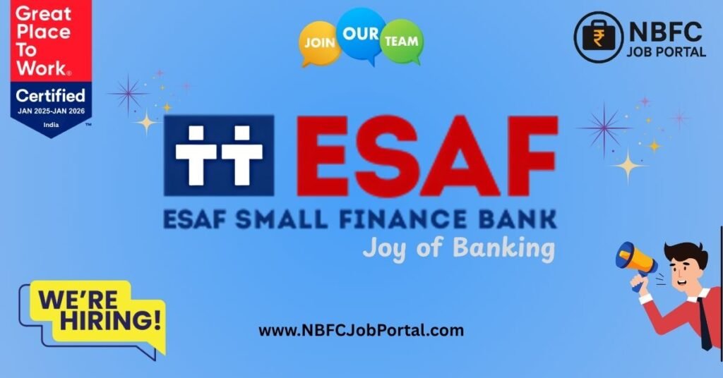 ESAF Cooperative Jobs in Madhya Pradesh, ESAF Co-operative Jobs in Neemuch