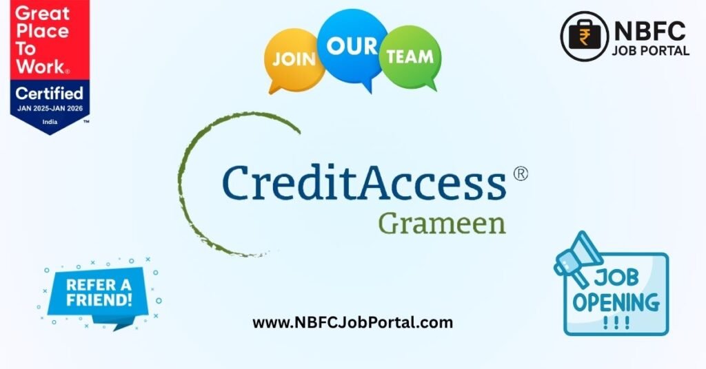 CreditAccess Grameen Relationship Officer Jobs leading microfinance and NBFC companies with attractive salary and growth opportunities.
