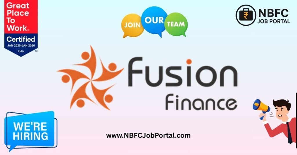 Fusion Finance Relationship Officer Jobs in Bihar.