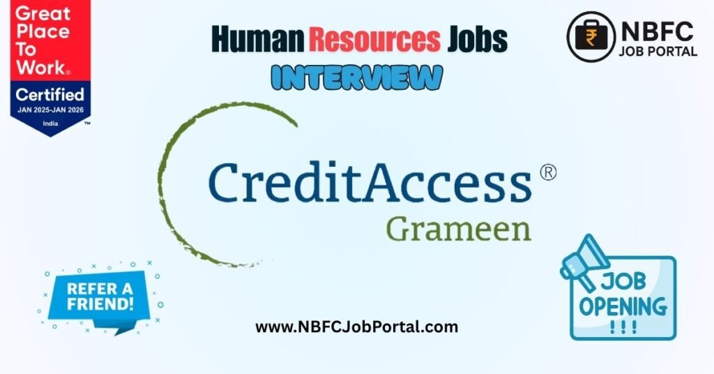 CreditAccess Grameen Regional HRBP Jobs