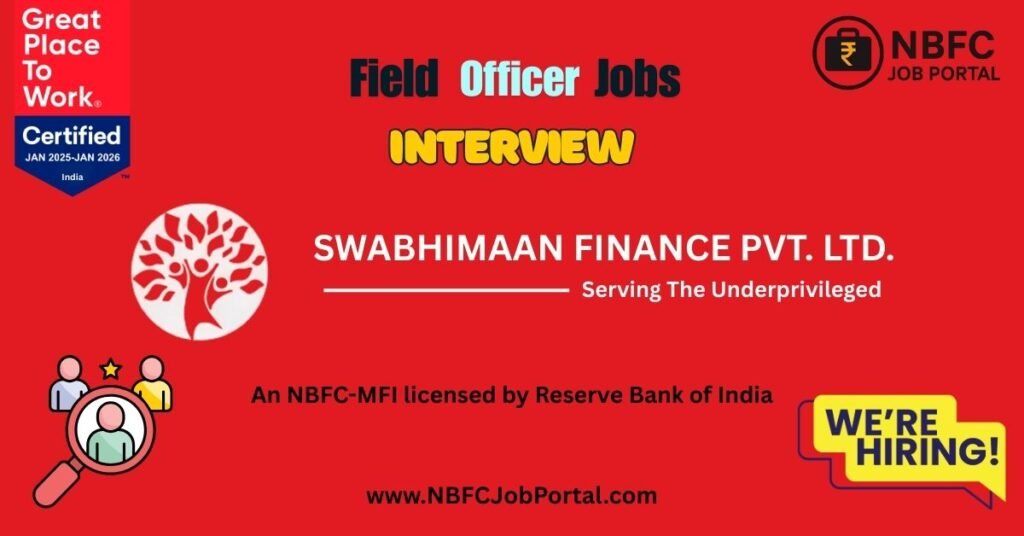 Swabhimaan Finance Jobs in Salempur and Fazil Nagar