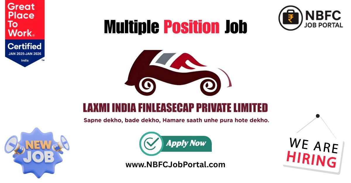 Job seekers attending interviews at Laxmi India Finance Limited office.