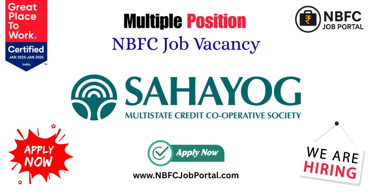 Sahayog Multistate Job Vacancy Apply Now